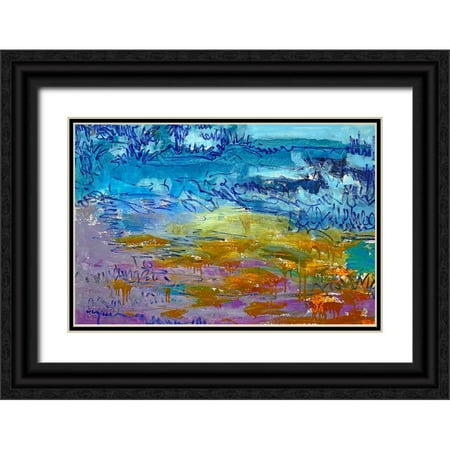 Fagan, Dorothy 14x11 Black Ornate Wood Framed with Double Matting Museum Art Print Titled - Dancing Heart