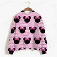 thumbnail image 2 of Sudadera con cuello redondo 3D para mujer, sudadera informal holgada con capucha, estética Harajuku, sudadera de Disney Mickey Mouse, pop coreano, 2 of 5
