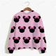 thumbnail image 2 of Sudadera con cuello redondo 3D para mujer, sudadera informal holgada con capucha, estética Harajuku, sudadera de Disney Mickey Mouse, pop coreano, 2 of 5
