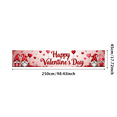 thumbnail image 1 of Valentines Day Gnomes Banner Party Backdrop Happy Valentines Background Home Decorations Indoor Outdoor Decor Photography Props, 1 of 4