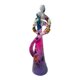 thumbnail image 2 of Figura de pareja abrazada, estatua abstracta de amante, decoración de San Valentín Rosa púrpura, 2 of 9