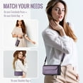 thumbnail image 5 of Crossbody for iPhone 15 Pro Max Case Wallet【RFID Blocking】with 10-Card Holder Zipper Bills Slot, Soft PU Leather Magnetic Shoulder Wrist Strap for iPhone 15 Pro Max Wallet Case Women, 5 of 16