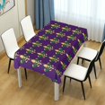 thumbnail image 4 of Yayeee Tablecloths 54" x 54" Rectangle Wrinkle Resistant Party Table Cover, Gold and Green Floral Pattern, 4 of 8