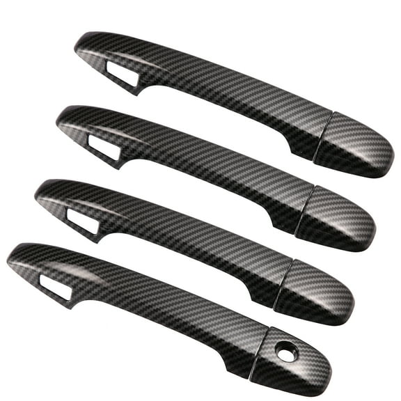 Unique Bargains Car Door Handle Cover Trim Kit W/ Key Hole for Subaru Outback 2015-2022 Door Handle Protector ABS