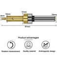 thumbnail image 3 of 2X Precision Titanium Non-Magnetic Mechanical Edge Finder Center Finder Touch Point Sensor for CNC Machine, 3 of 6