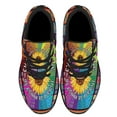 thumbnail image 2 of Hippie Sunflower Peace Sign Shoes Sneakers Black Size 13, 2 of 7