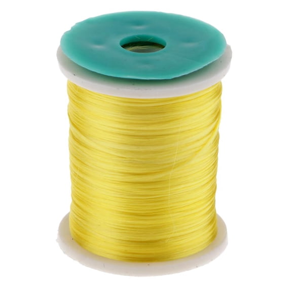 Materiales para atado de moscas Hilo de oropel de alta resistencia de 210 deniers para atado de jigs Amarillo
