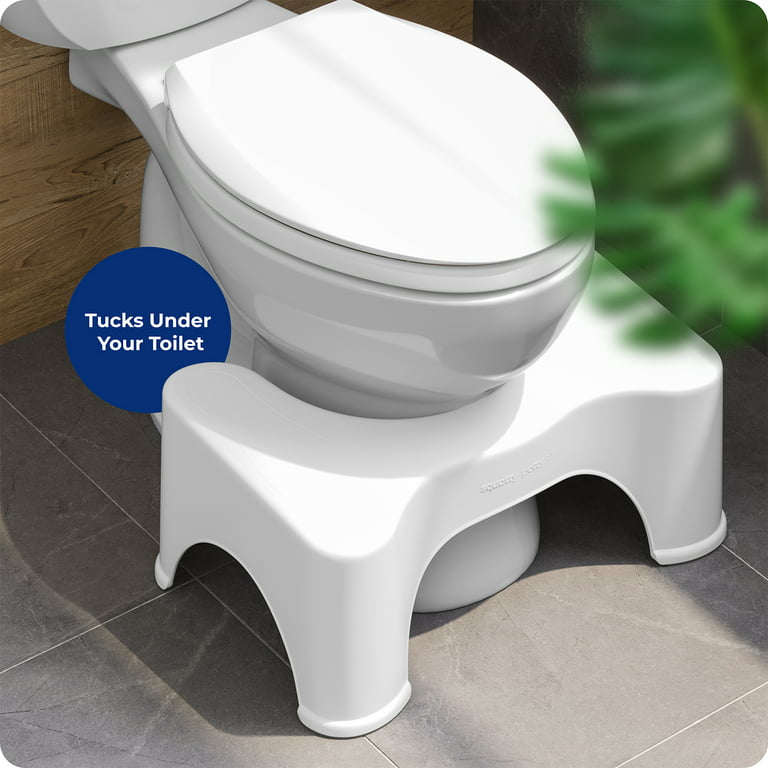 Squatty Potty Classic Ecco Toilet Stool, White