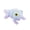Blue purple(sort colors random), variant on 3D printed small rock lizard with simulated eyes mini multi-color model figurine