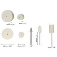 thumbnail image 2 of 129pcs Abrasive Polishing Wheel Polishing Tools Wool Felt Metal Surface Buffing Accessories Rotary Tool, 2 of 5