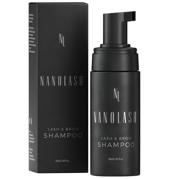 Shampoo para pestañas y cejas Nanolash 50 mL - Shampoo limpiador