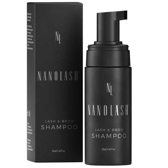 Shampoo para pestañas y cejas Nanolash 50 mL - Shampoo limpiador