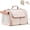 Pink, variant on 4-Mesh Window Pet Carrier for Small Dogs and Cats up to 15 Lbs, Airline Approved Travel Bag with 4 Storage Pockets and Rollable Cover for Nervous Pets