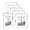 White, variant on hogarte 5x7 Wooden Picture Frames Set of 6, Desktop and Wall Display Frames, Black