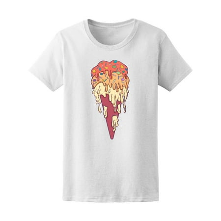 Cute Colorful Melted Ice Cream Tee Women's -Image by (Best Way To Keep Dry Ice From Melting)
