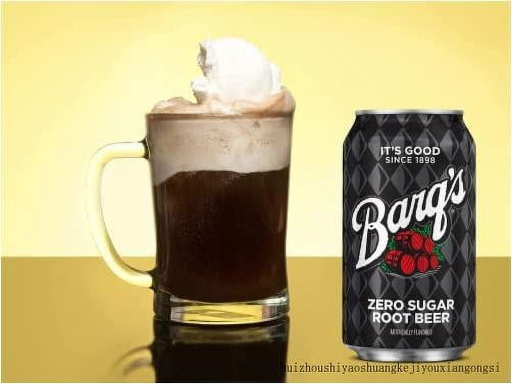 Barq's Zero Sugar Root Beer 12 Ounce Cans Bundle Pack By (24)