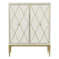thumbnail image 6 of SEI Furniture Marradi Engineered Wood and Iron Bar Cabinet in White, 6 of 6