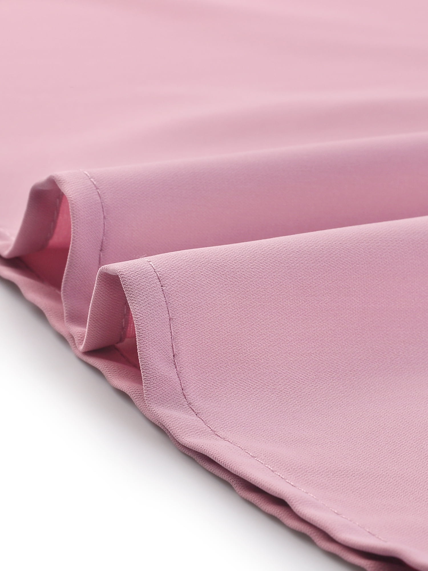 DARING DIVA Women's Chiffon Long Sleeve Elegant Office Blouses XS Pink
