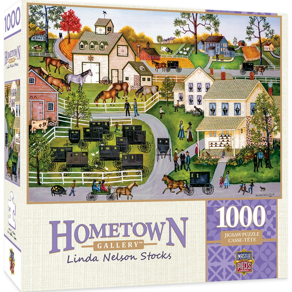 MasterPieces Hometown Gallery Sunday Meeting 1000 Piece Jigsaw Puzzle
