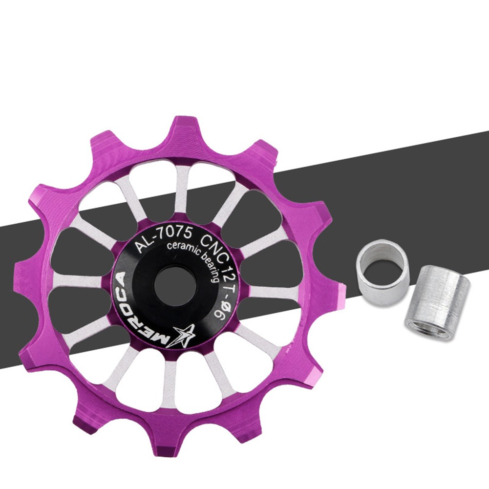 Goodhd 12T Mountain Bike Jockey Wheel Pulley Bicycle ceramics Breaing