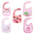 thumbnail image 2 of Baby Burp Cloths 5Pcs Cute Cartoon Design Water-Absorbent Bibs Great For Newborn Mealtime, 2 of 3