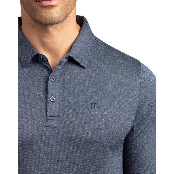 Travis Mathew Men's Prestige Pure Performance Polo Small Indigo