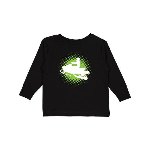 Inktastic Snowmobile Sports Snowmobiling Boys Long Sleeve Toddler T-Shirt