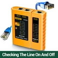 thumbnail image 4 of ANENG M469D Network Cable Tester Pairing Instrument for RJ11 RJ45 Telephone Lines with LED Indicator, 4 of 7