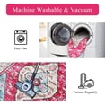 thumbnail image 4 of HAHDAXIA Persian Kitchen Rug 2x3 Rug Washable Area Rugs Small Throw Entryway Rug Non-Slip Kitchen Mats for Floor, Indoor Door Mat for Entry, Accent Distressed Rugs for Bedroom Bathroom Office, 4 of 7