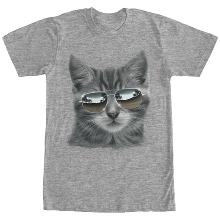 Men's Cat in Aviator Sunglasses T-Shirt