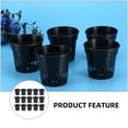 thumbnail image 3 of WEUVEB 15Ud Cestas De Plástico Para Plantas Con Orificios Para Drenaje Uso En Jardinería Color Negro, 3 of 8