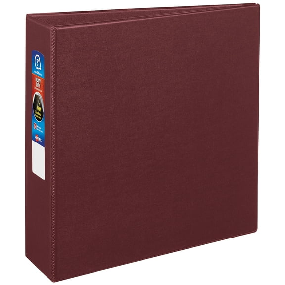 Avery Heavy-Duty Maroon 3" Binder (79363)