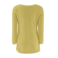 thumbnail image 5 of Bovemsi Womens Sweaters Casual Solid Long Sleeve Jumper Blouse Fall Sweaters, 5 of 5