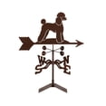 thumbnail image 3 of EZ Vane Poodle Weathervane — Post Mount, Wind Cups, Antique Copper Finish, Steel with Durable Triple Powder Coating, Handcrafted in USA, 3 of 7