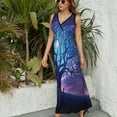 thumbnail image 3 of Tree with Life King Size Sleeveless Dress Dresses Summer Women Dresses Clothing Woman Dresses Dress, 3 of 7