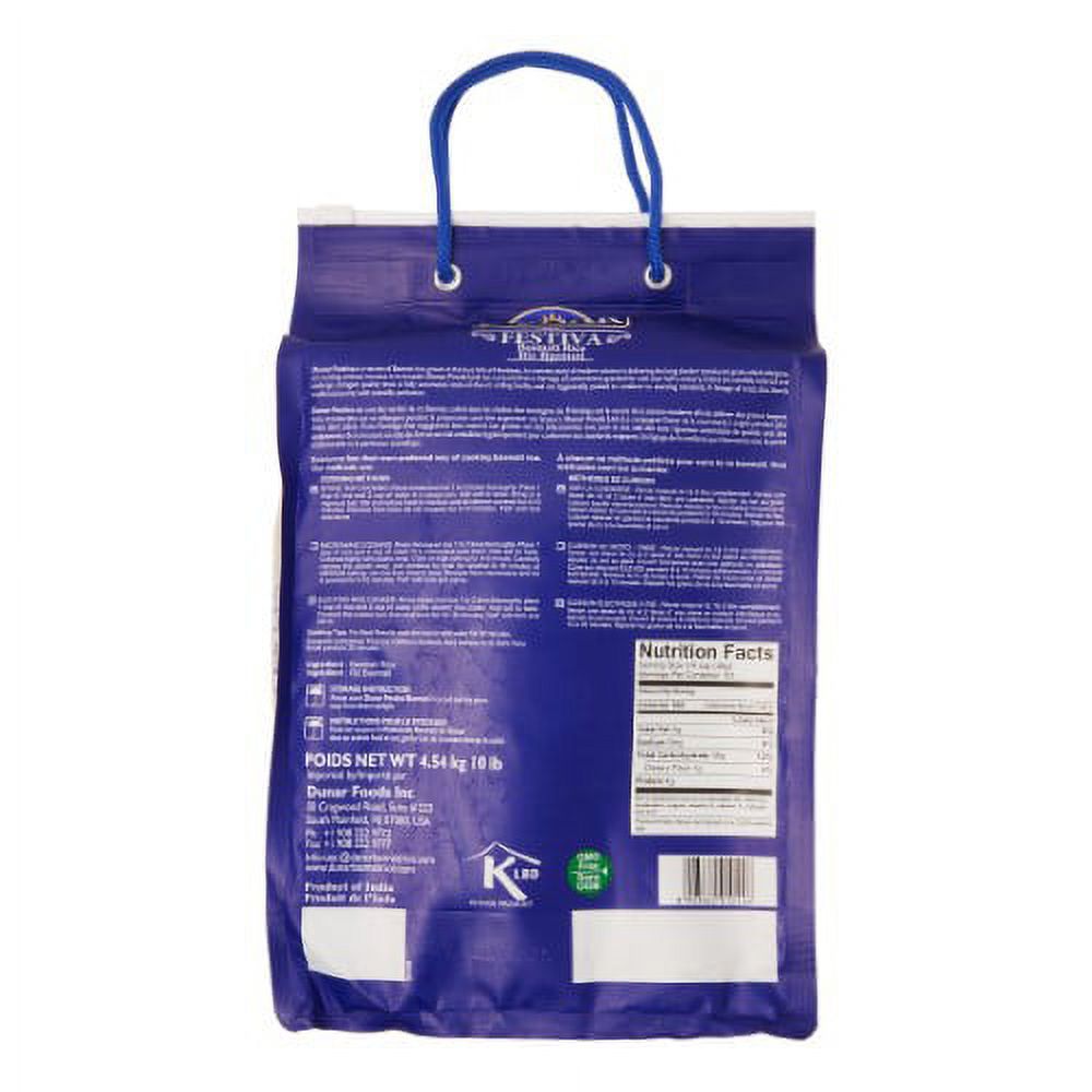 Dunar Festiva Basmati Rice, 10 Lb