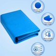 thumbnail image 2 of HLONK All-Season Round Above Ground Pool Cover - Foldable  UV & Waterproof Protection with Leaf Catcher  Dustproof  Snow & Low Temperature Resistant  Blue Plastic Material for Outdoor Use, 2 of 7