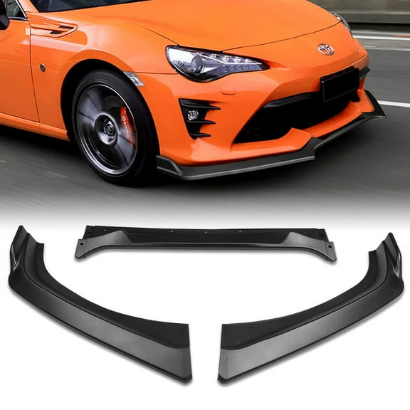 JDM For 2017-2020 Toyota 86 CS-Style Matt Black Front Bumper Body Spoiler Lip