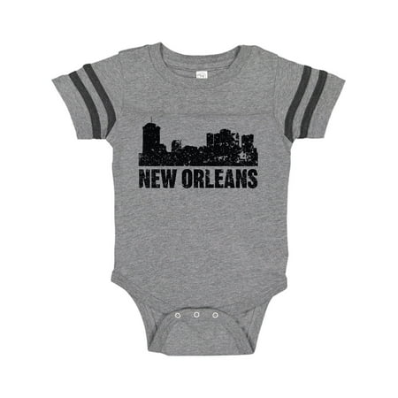 

Inktastic New Orleans Skyline Grunge Gift Baby Boy or Baby Girl Bodysuit