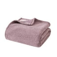 thumbnail image 5 of Mainstays Reversible Cozy Boucle Chenille Plush Throw, Purple 50" x 70", 5 of 9
