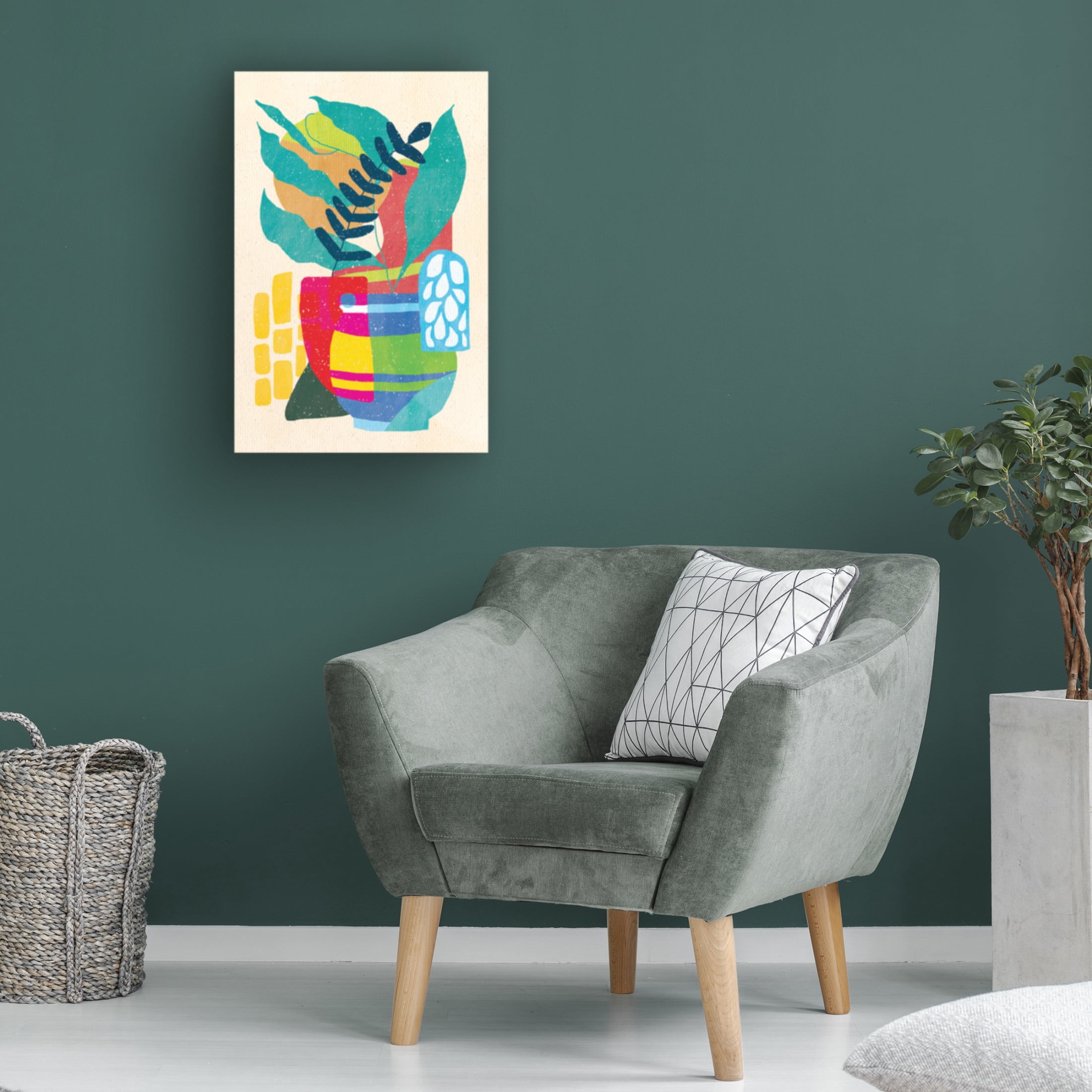 Trademark Fine Art Aylin Demir Pot a Plant Canvas Wall Art