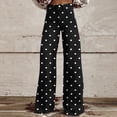 thumbnail image 2 of purcolt Women's Vintage Floral Printed Boho Jeans High Waist Wide Leg Denim Pants Casual Baggy Jeans Streetwear with Pockets, 2 of 6