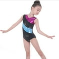 thumbnail image 3 of BULLPIANO Gymnastics Leotards for Girls Sparkle Dance Unitard Biketard with Short Activewear One Piece Ballet Dancewear Practice Outfits, Size 11-12 Years, 3 of 10