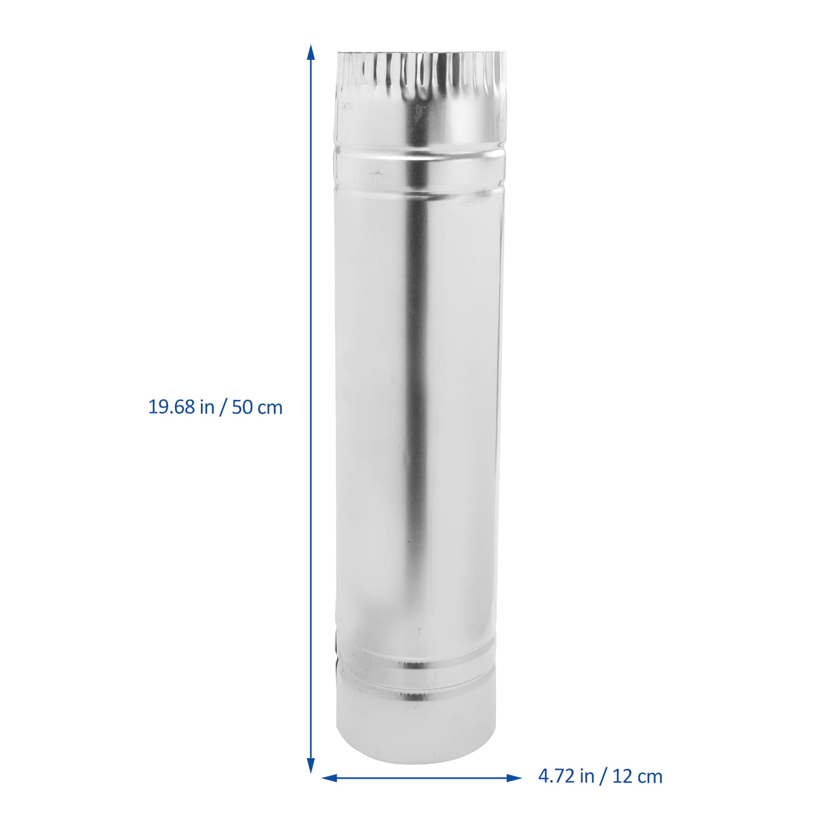 1pc Wood Stove Pipe Flue Iron Chimney Exhaust Pipe Kitchen Exhaust Pipe