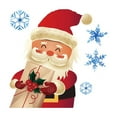 thumbnail image 3 of Glow in the Dark Christmas Stickers, Luminous Christmas Santa Switch Stickers for Bedroom Living Room Decoration Holiday Party Supplies, 3 of 5