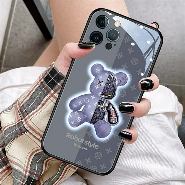 X Xhtang Iphone 12 Pro Max Case The Protective Cover That Flashes On Calls A Personalized Phone Case Specially For Cool Women Trendy Men The Most Modern Gifts Blue Muppet Bear