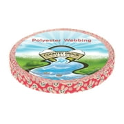Country Brook Design - Spring Bunnies Polyester Webbing (1/2 Inch, 10 Yards)