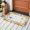 Yellow Light Purple Ivory, variant on Round Area Rug 7 Ft, Sunflowers Washable Non-Slip Circle Carpet for Living Room/Bedroom, Spring Flowers Butterflies Hydrangea Watercolor Low-Profile Large Runner Mat Collection Rugs for Indoor