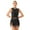 Black, variant on Tassel Latin Dance Dress for Women Sequins Leotard Fringe Salsa Rumba Dance Dress White S