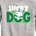 thumbnail image 3 of Snoopy Lucky Dog - Toddler And Youth Crewneck Fleece Sweatshirt, 3 of 6